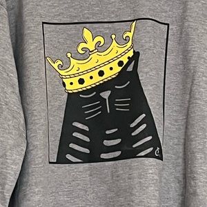 Women Sweatshirt Size Large Cats